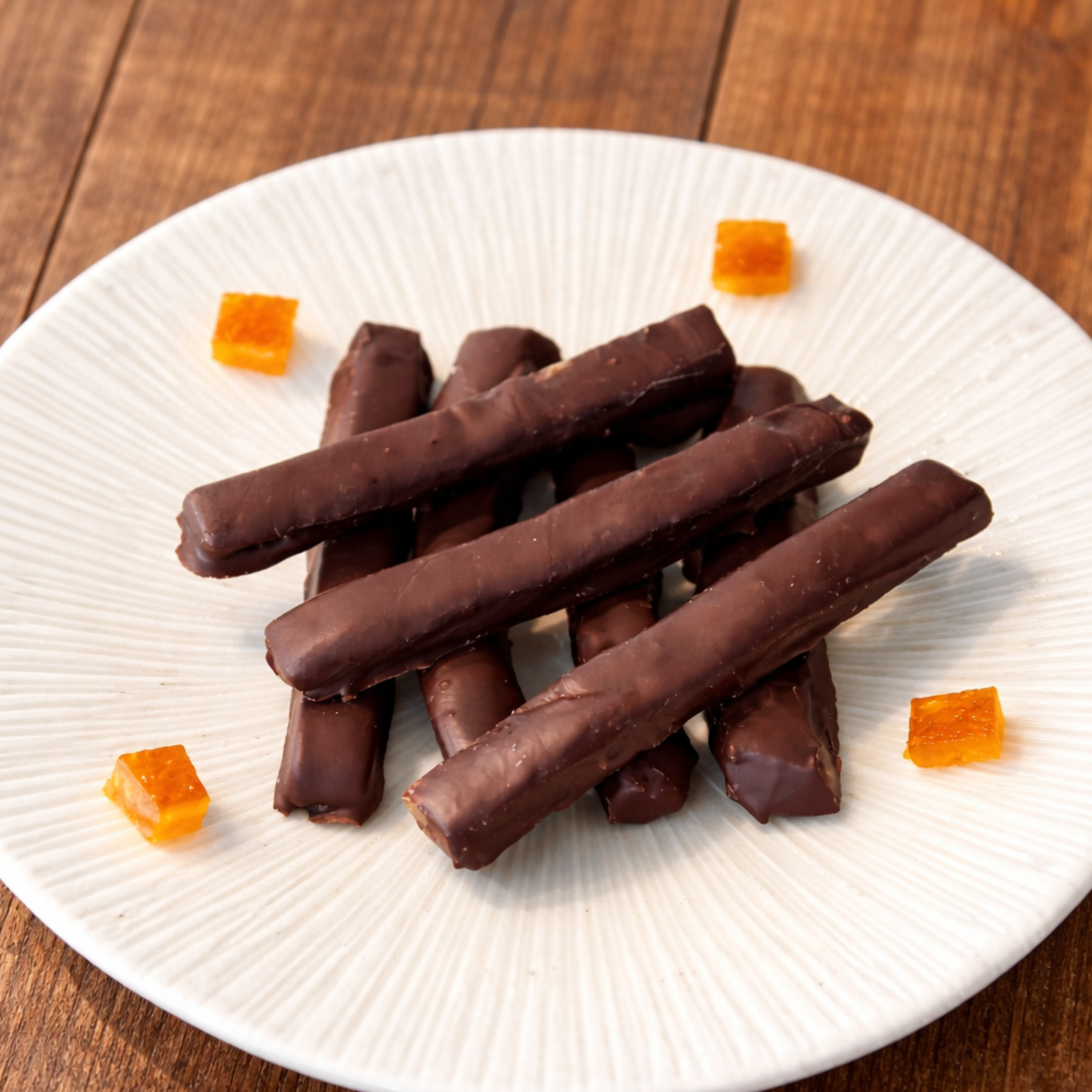 Orangettes - Candied Orange Peel in Dark Chocolate (150g)